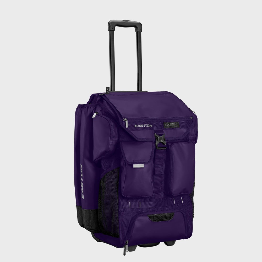 Easton 5-Tool Phenom Purple Wheeled Bag: 5TPHENOMWB