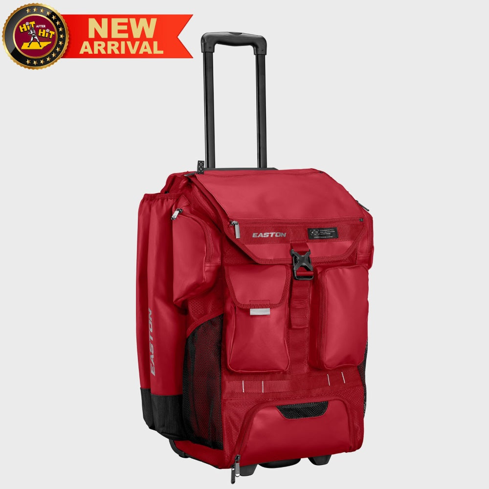 Easton 5-Tool Phenom Red Wheeled Bag: 5TPHENOMWB