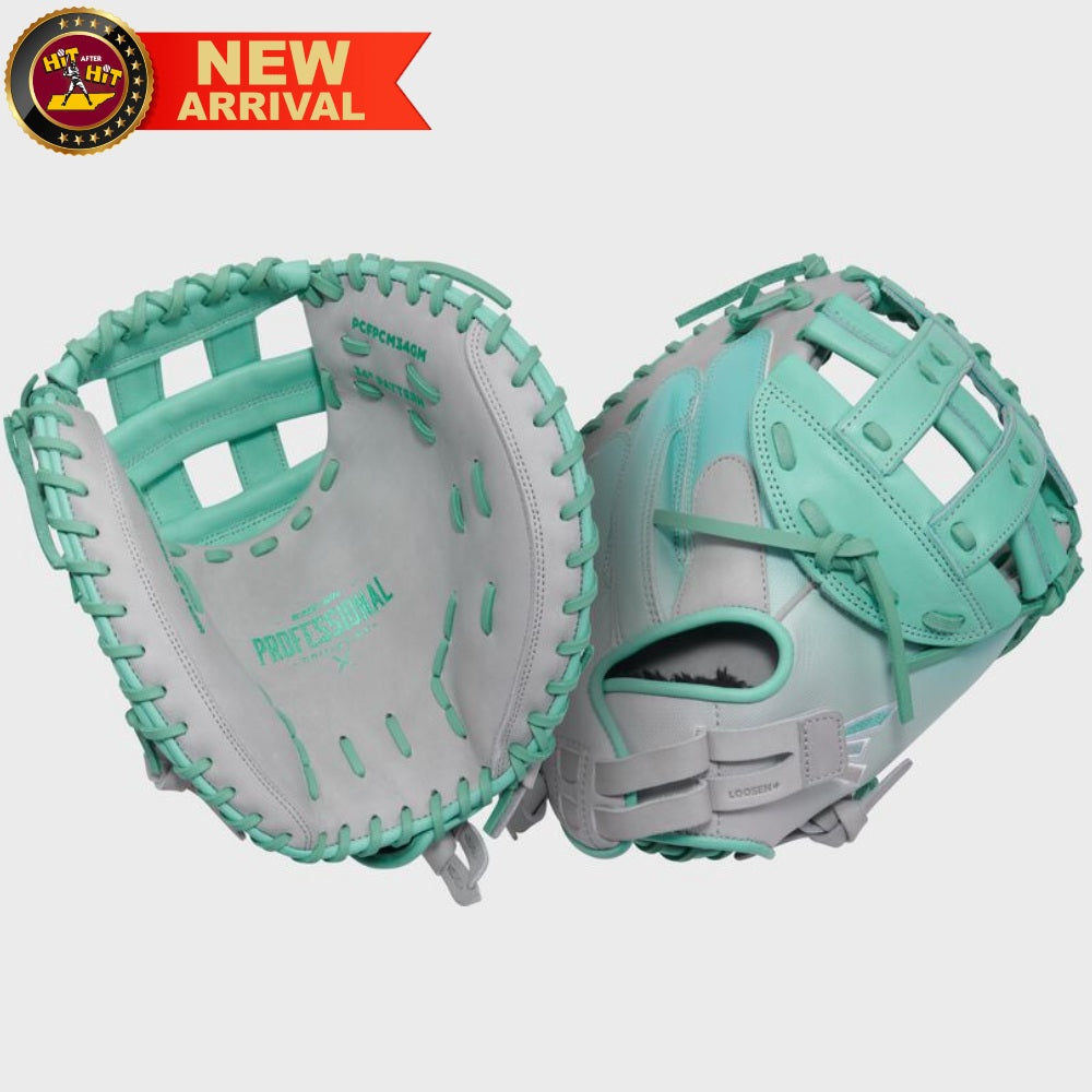 Easton Professional Collection Color Splash 2.0 34” Fastpitch Catcher’s Mitt: PCFPCM34GM