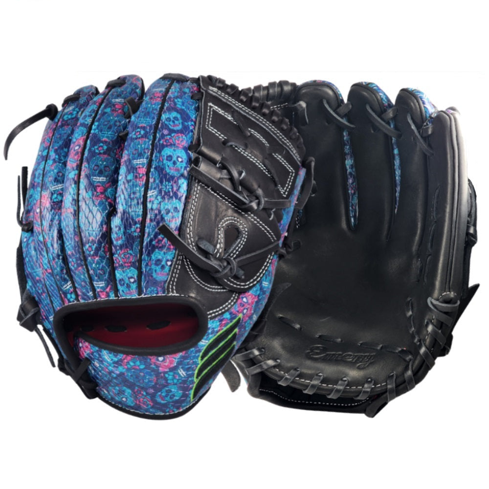 Emery 1417 12.00" Pitcher's Halloween Glove: Sugar Skulls