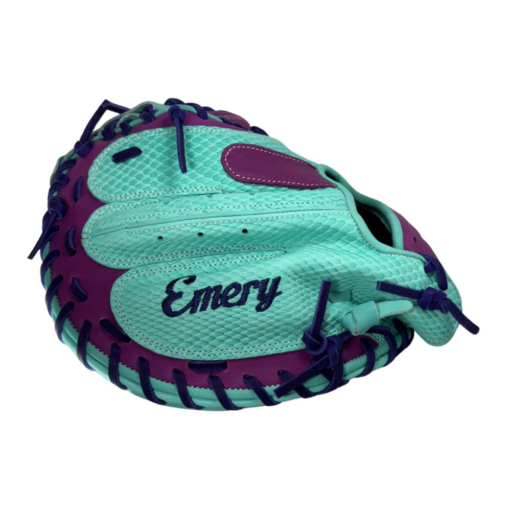 Emery 1019-CM 33.5" Teal and Purple Catchers Mitt