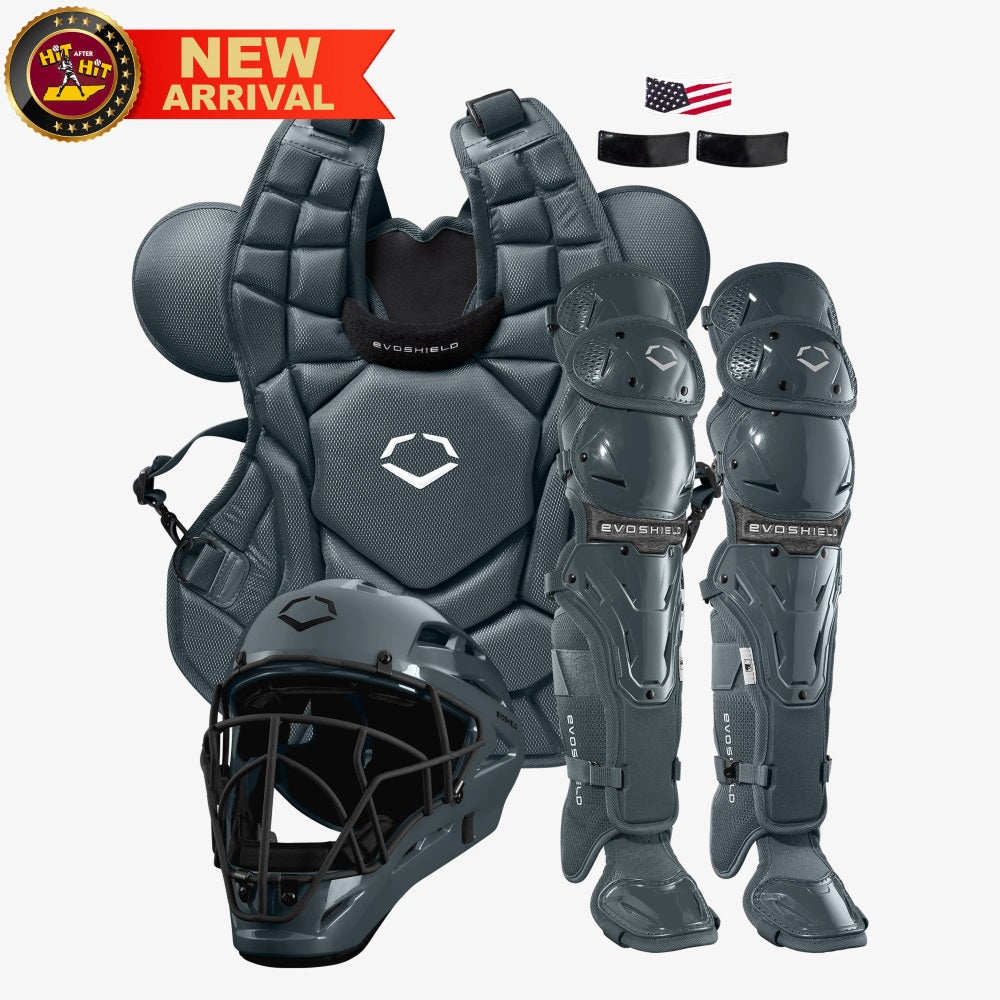 EvoShield G2S Charcoal Baseball Catcher's Gear Kit: WB5744402