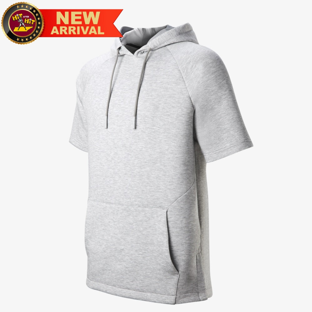Evoshield Adult Heather Gray Pro Team SS Hoodie 2.0: WB6031402
