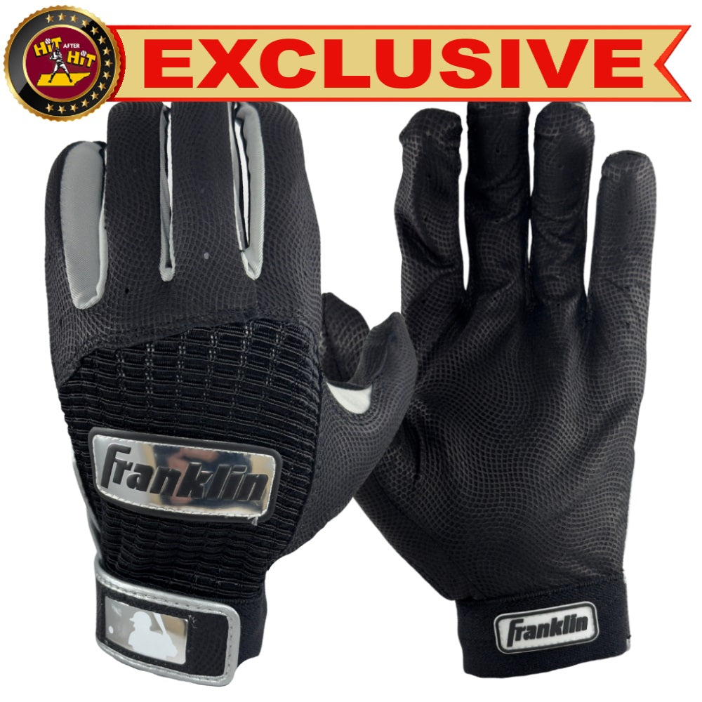 Franklin EXCLUSIVE Custom Pro Classic MLB City Connect Batting Gloves: White Sox