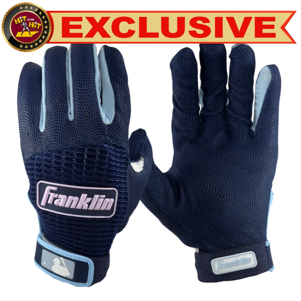 Franklin EXCLUSIVE Custom Pro Classic MLB City Connect Batting Gloves: Cubs