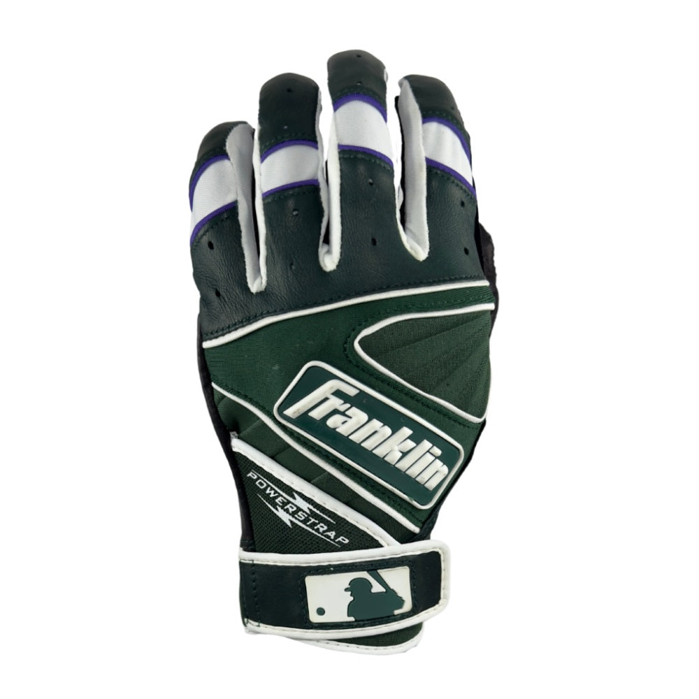 Franklin EXCLUSIVE Custom Power Strap MLB City Connect Batting Gloves: Rockies