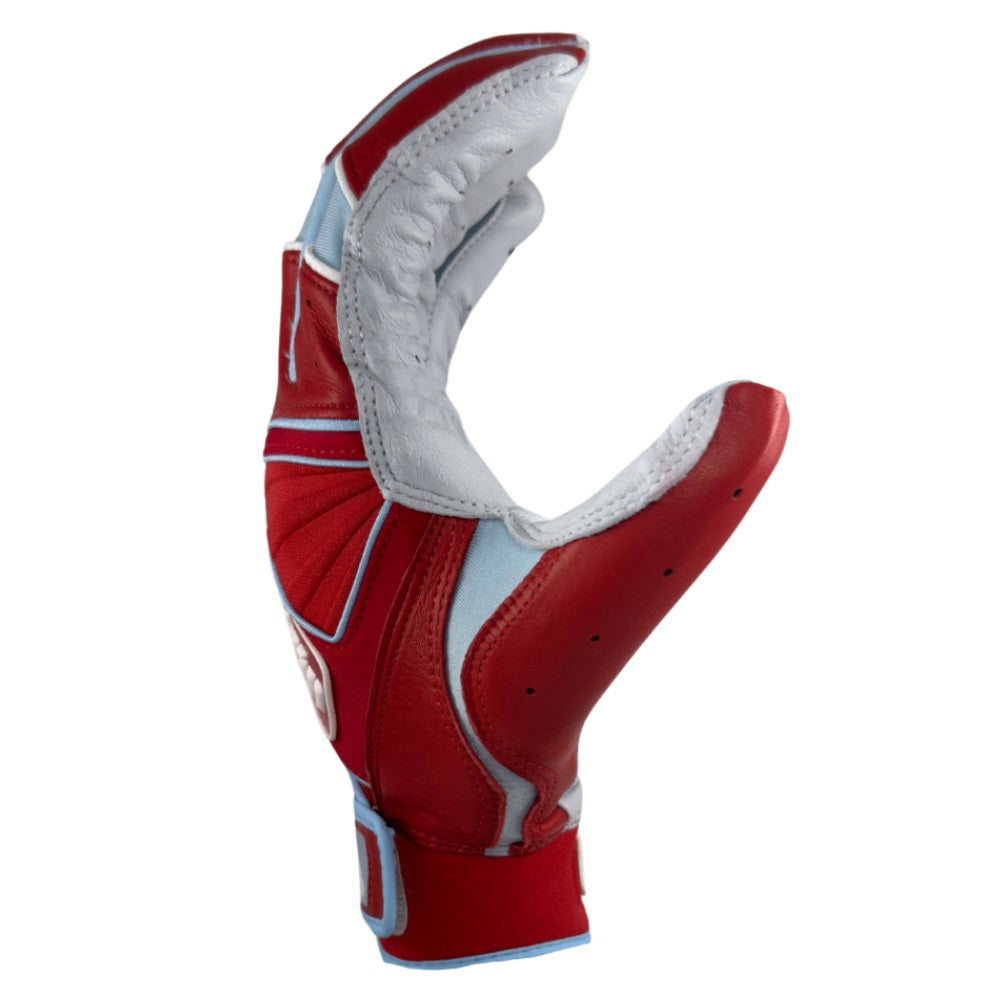 Franklin EXCLUSIVE Custom Power Strap MLB City Connect Batting Gloves: Marlins