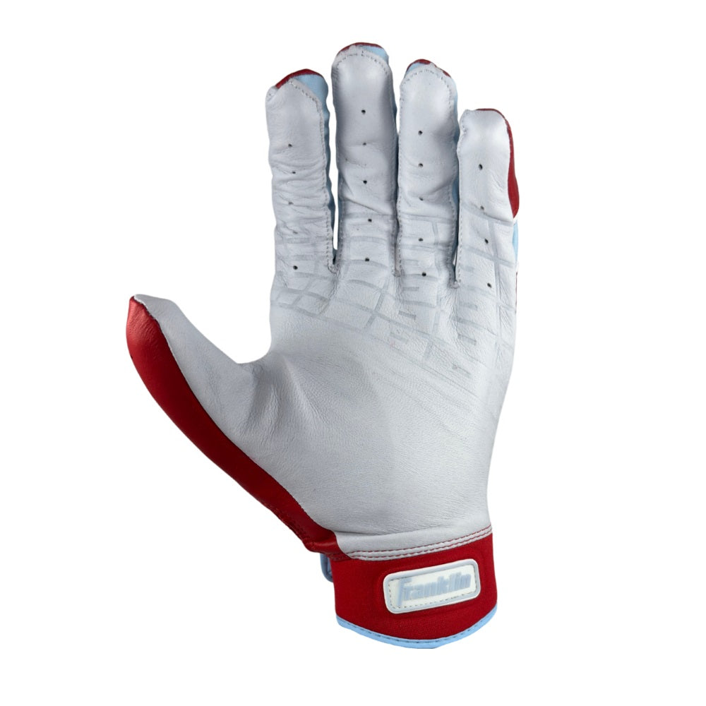 Franklin EXCLUSIVE Custom Power Strap MLB City Connect Batting Gloves: Marlins