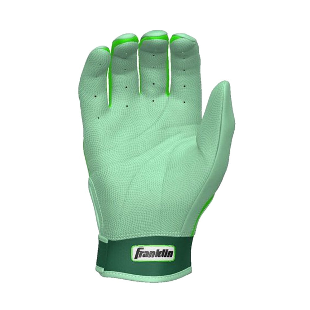 Franklin Custom Adult CFX Pro Batting Gloves: Optic Green/Mint