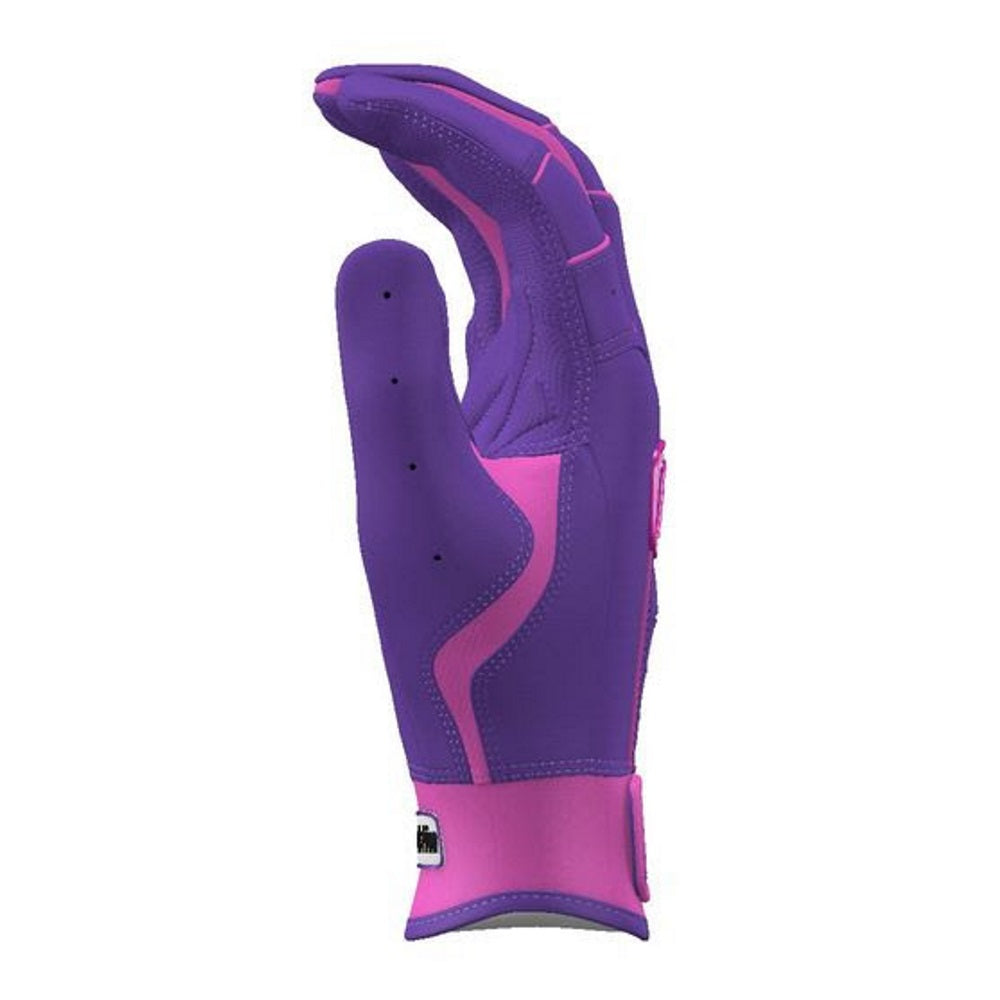 Franklin Custom Youth CFX Pro Batting Gloves: Purple/Pink
