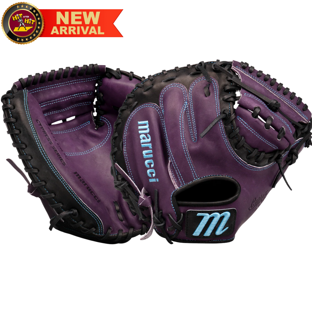 Marucci Cypress Series V4 235C1 33.5" Catchers Mitt: MFGCY235C1-BK/PR