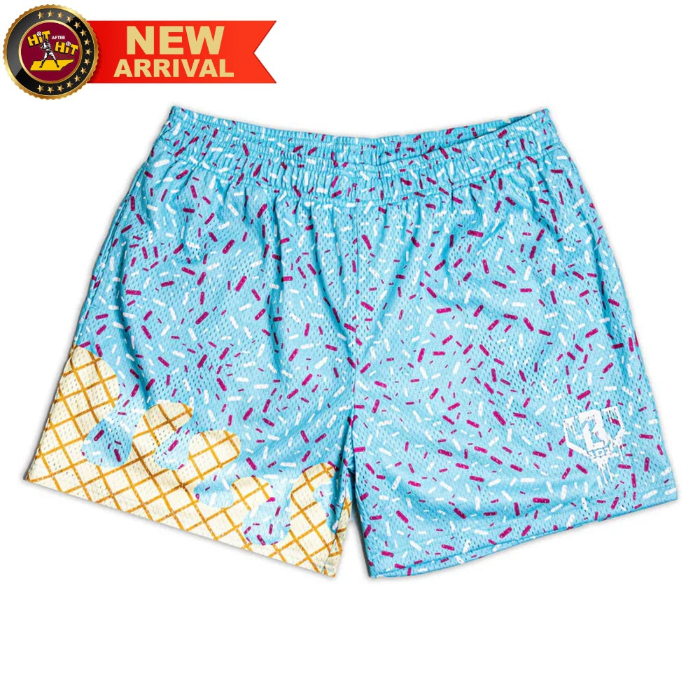 Baseball Lifestyle 101 Ice Cream Youth Shorts: Cotton Candy