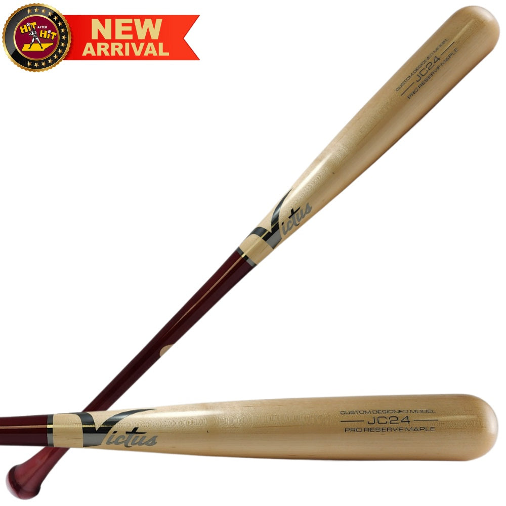 Victus Custom JC24 Pro Reserve Wood Bat - Cherry and Natural