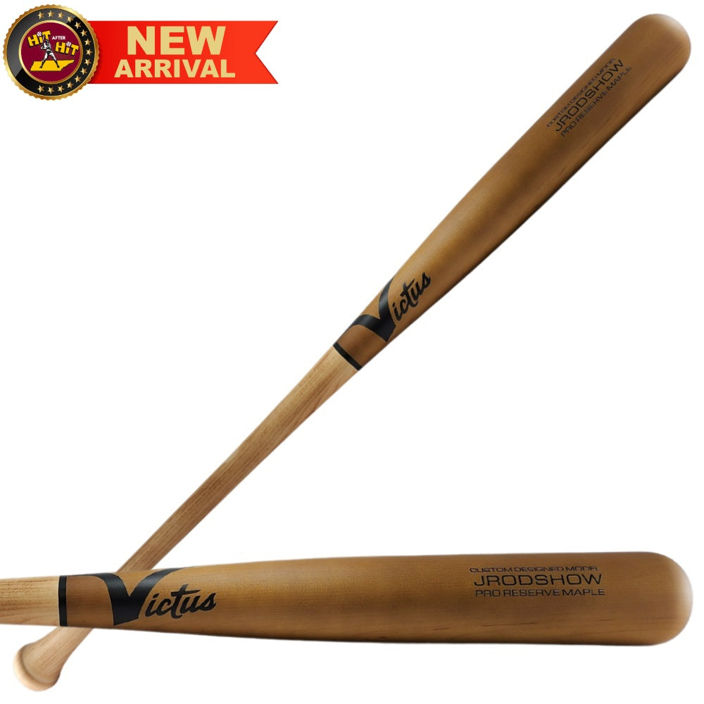 Victus Custom JRODSHOW Pro Reserve Wood Bat - Flame and Brown