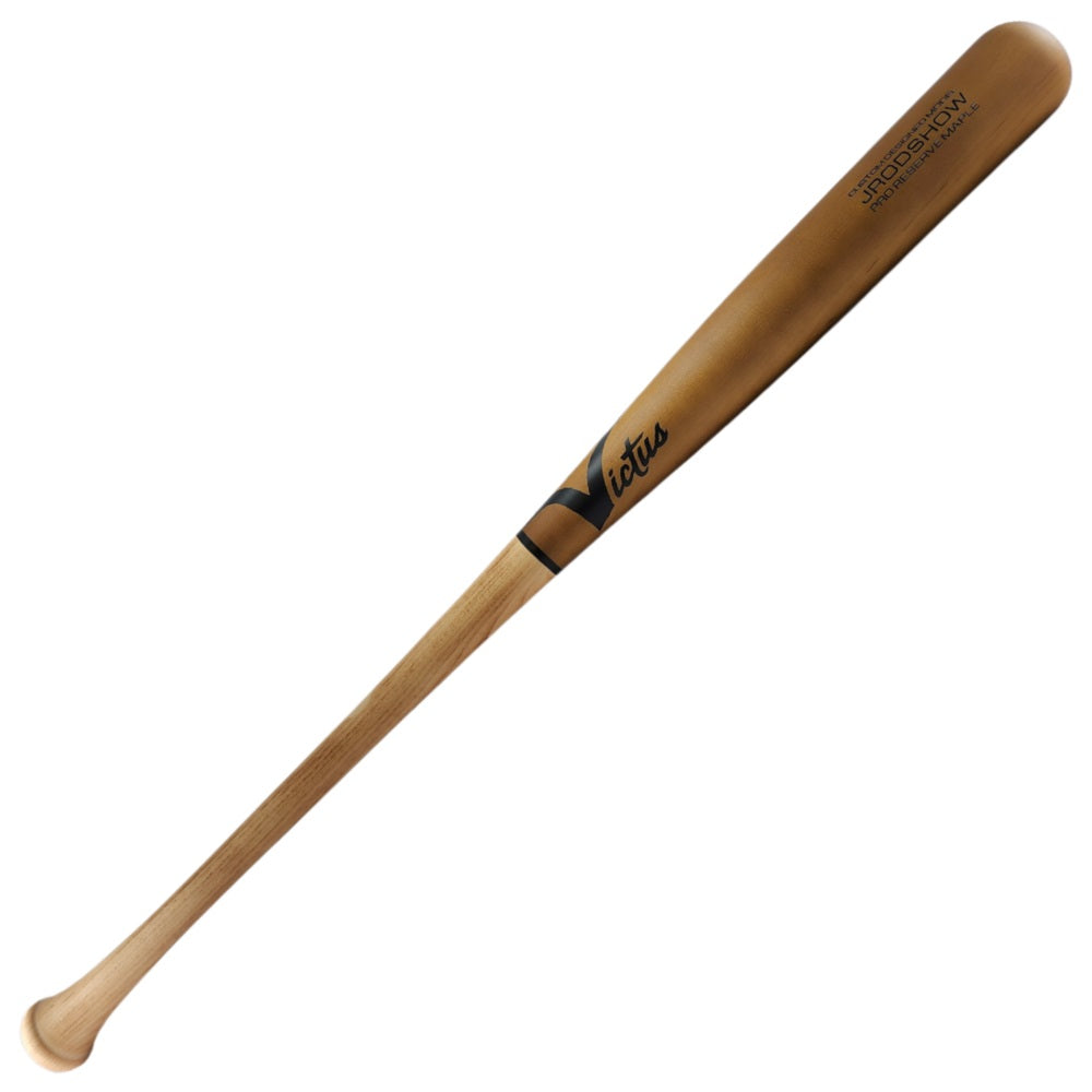 Victus Custom JRODSHOW Pro Reserve Wood Bat - Flame and Brown