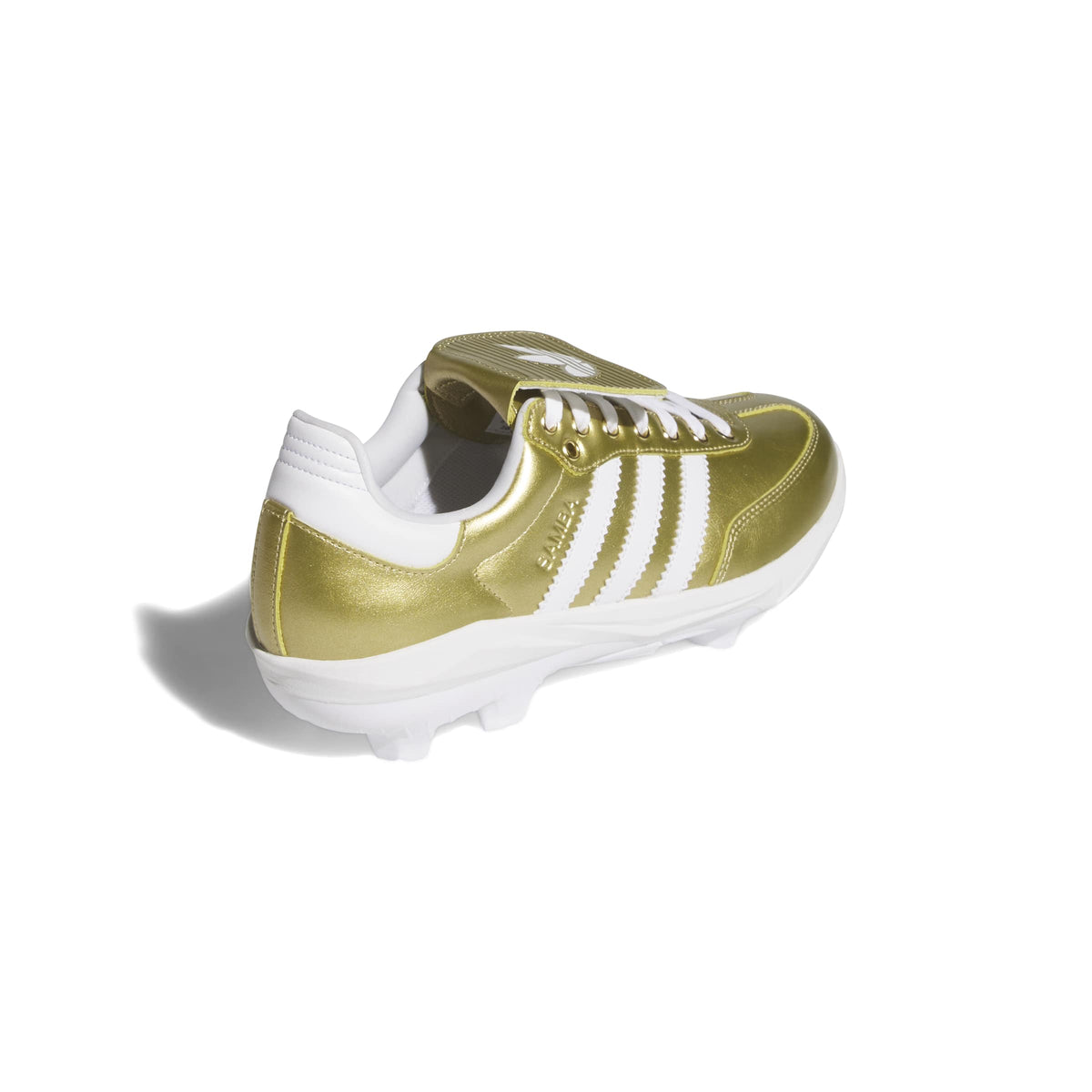 Adidas Samba TPU Metallic Gold Baseball Cleat: KH6093