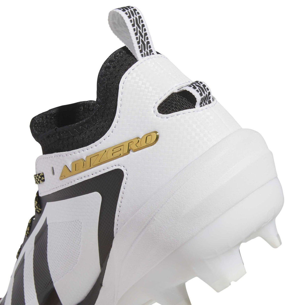 Adidas Adizero Impact 3.0 White/Gold/Black TPU Baseball Cleats: KH8042