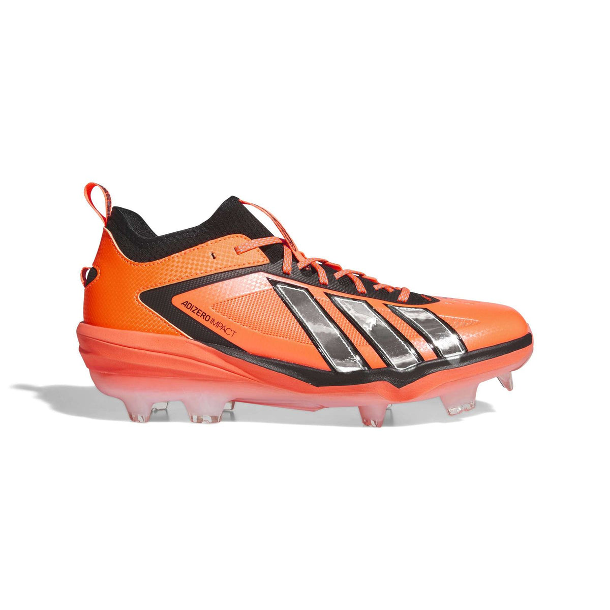 Adidas Adizero Impact 3.0 Orange/Silver/Black TPU Baseball Cleats: KH8044
