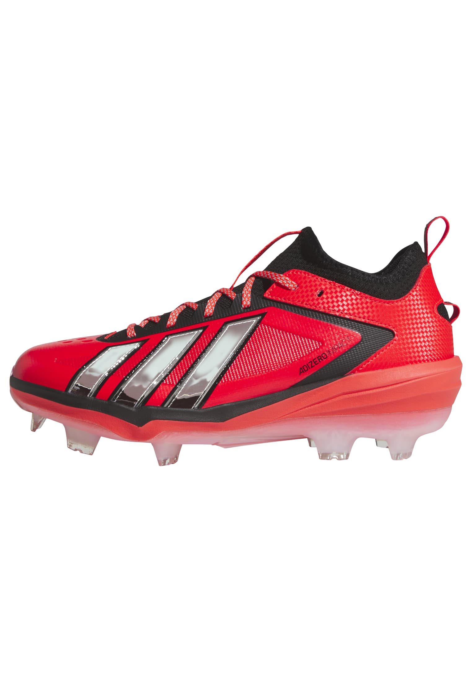 Adidas Adizero Impact 3.0 Red/Silver TPU Baseball Cleats: KI0802