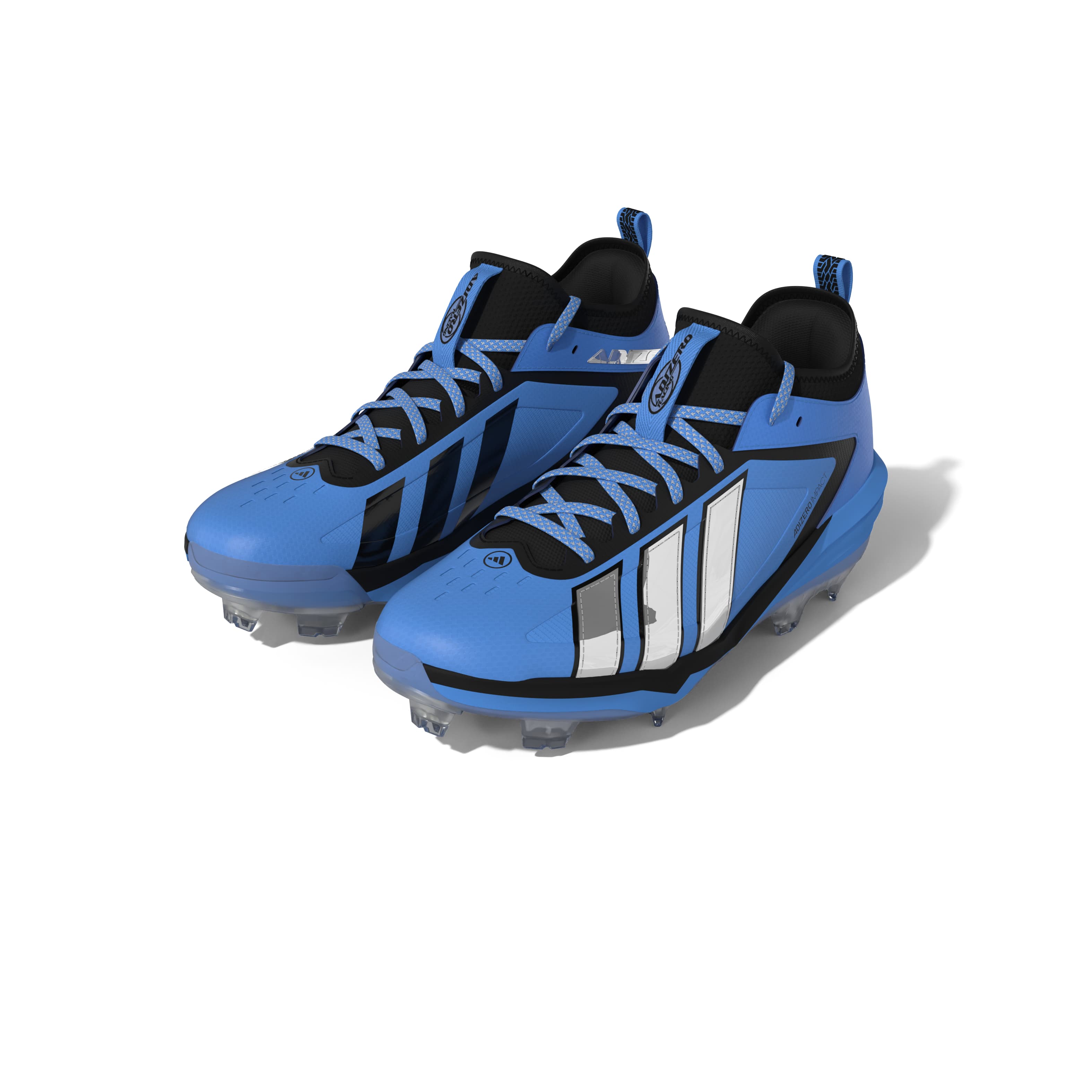 Adidas Adizero Impact 3.0 Aqua/Silver TPU Baseball Cleats: KI0803