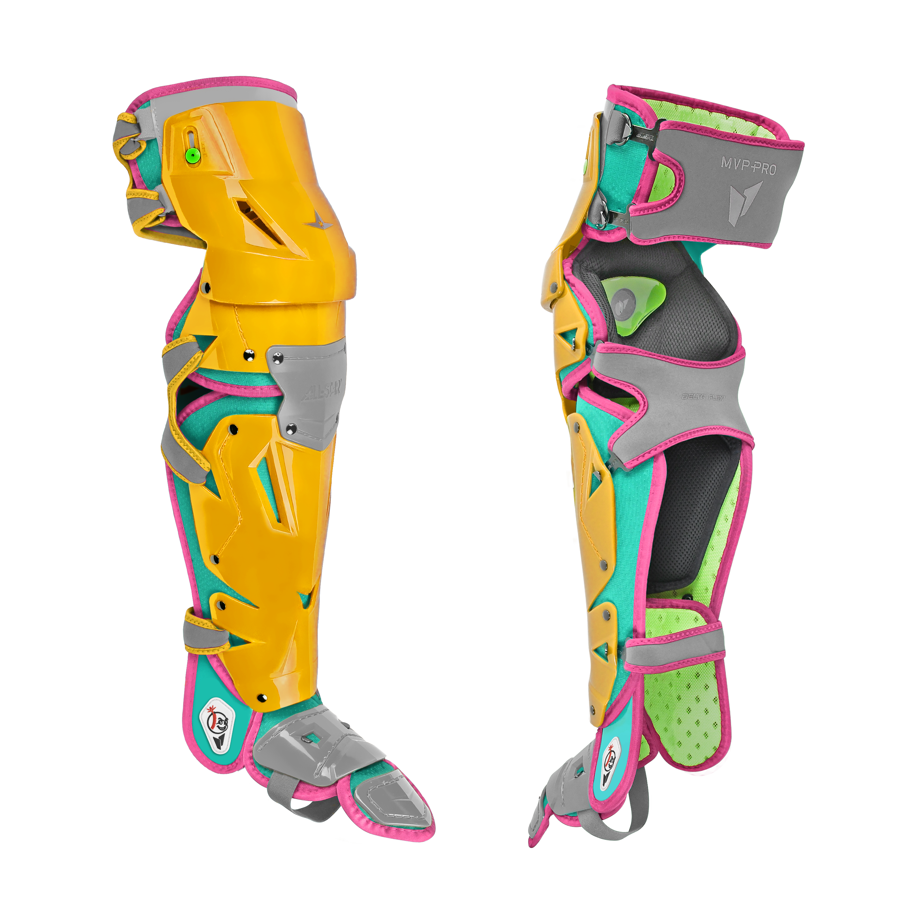 All Star MVP-PRO Short Fuse Series™ 1 Youth Catching Kits: CKCC-5-SF-MT_HP_GO_SV Small