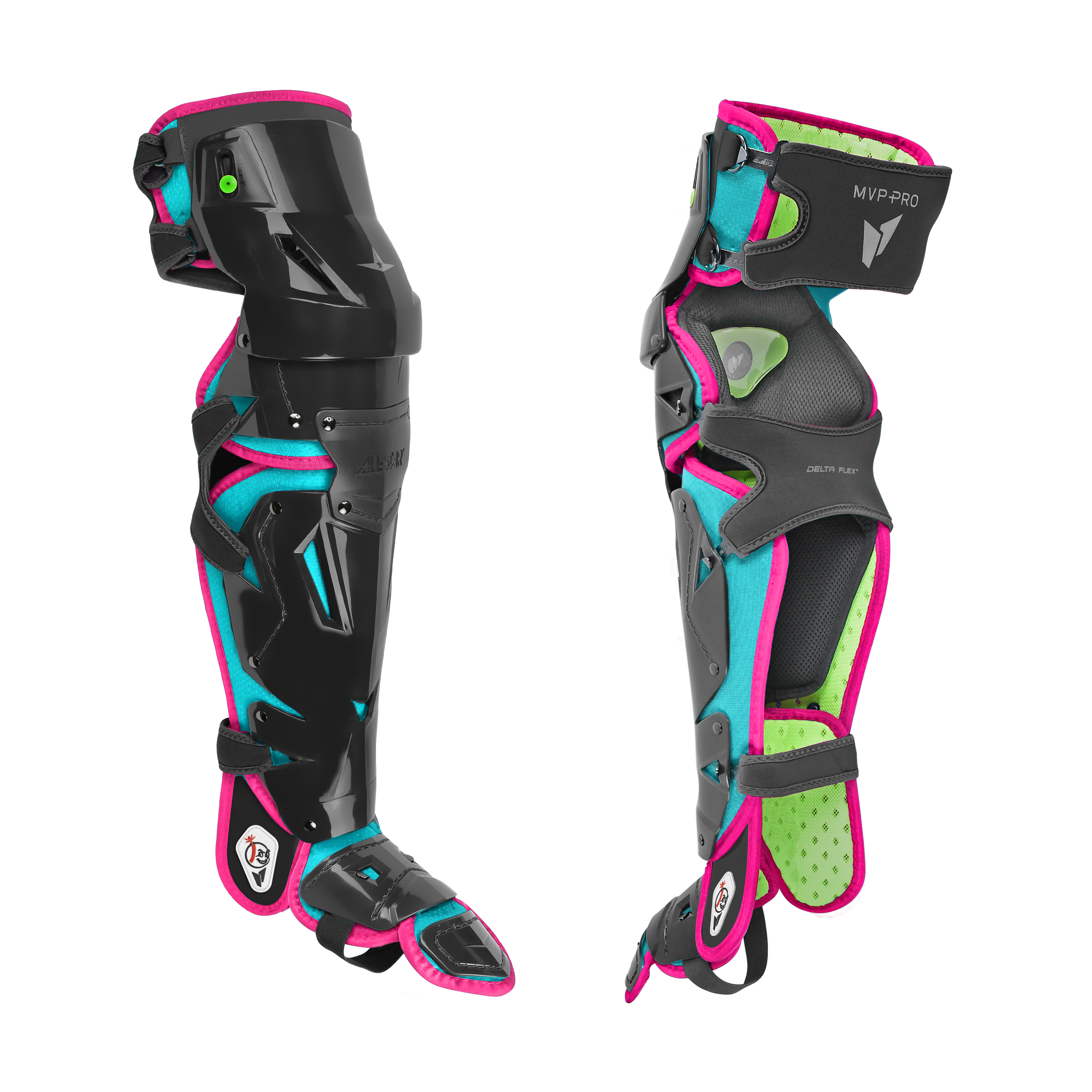 All Star MVP-PRO Short Fuse Series™ 1 Adult Catching Kits: CKCC-5-SF-BK_TE_HP Large