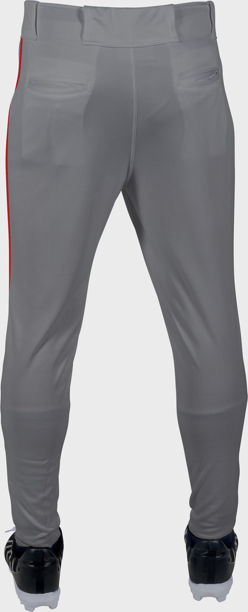 Rawlings Youth Launch Gray/Red Jogger Style Pants: YLNCHJGP