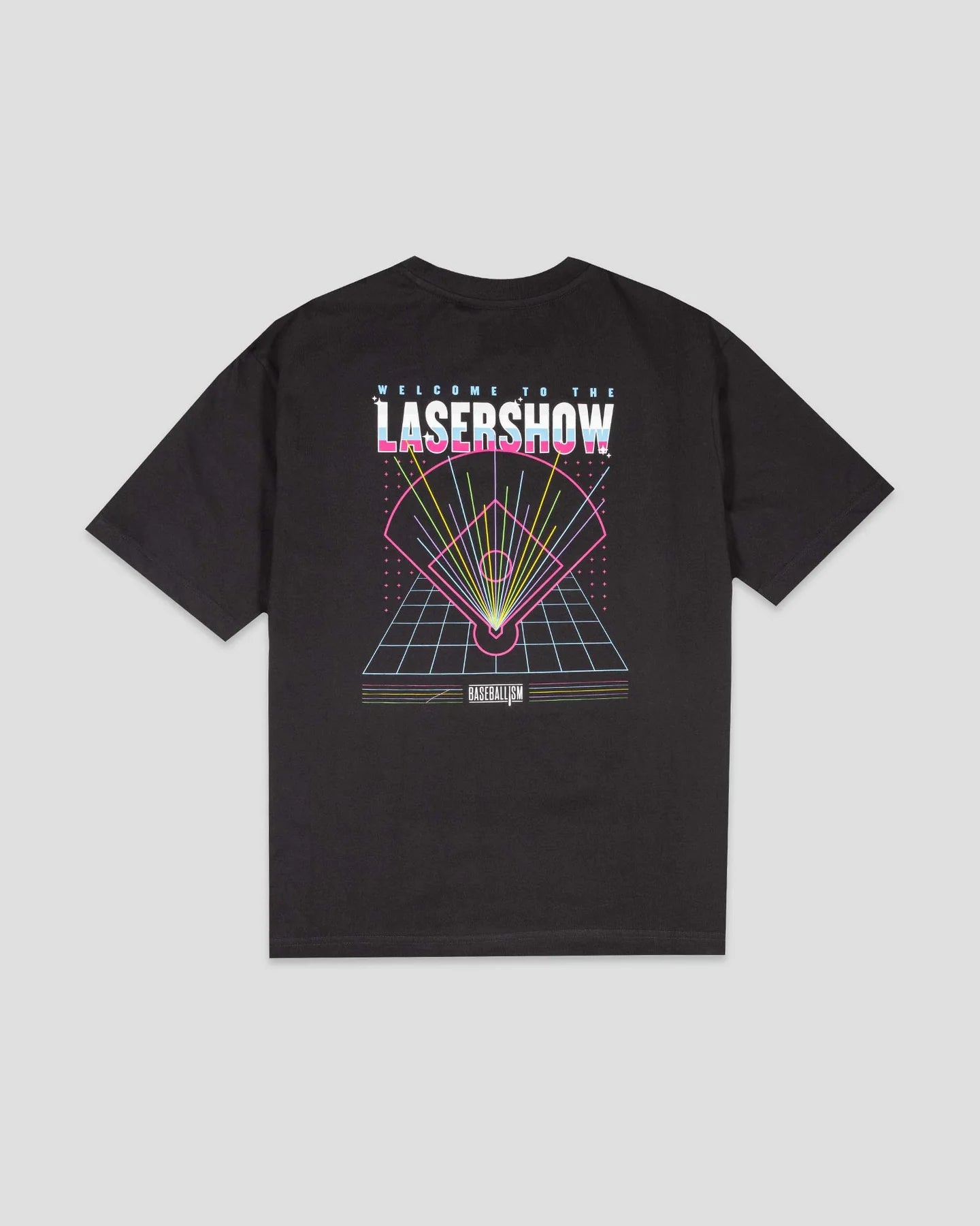 Baseballism Laser Show - Pima Cotton T-Shirt - Adult