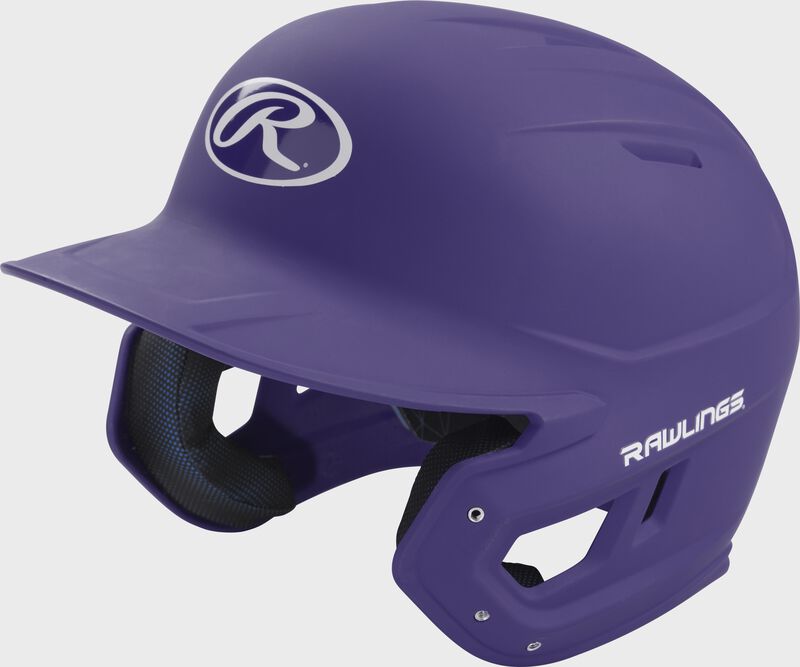 RAWLINGS PURPLE MACH BATTING HELMET, SENIOR & JUNIOR SIZES