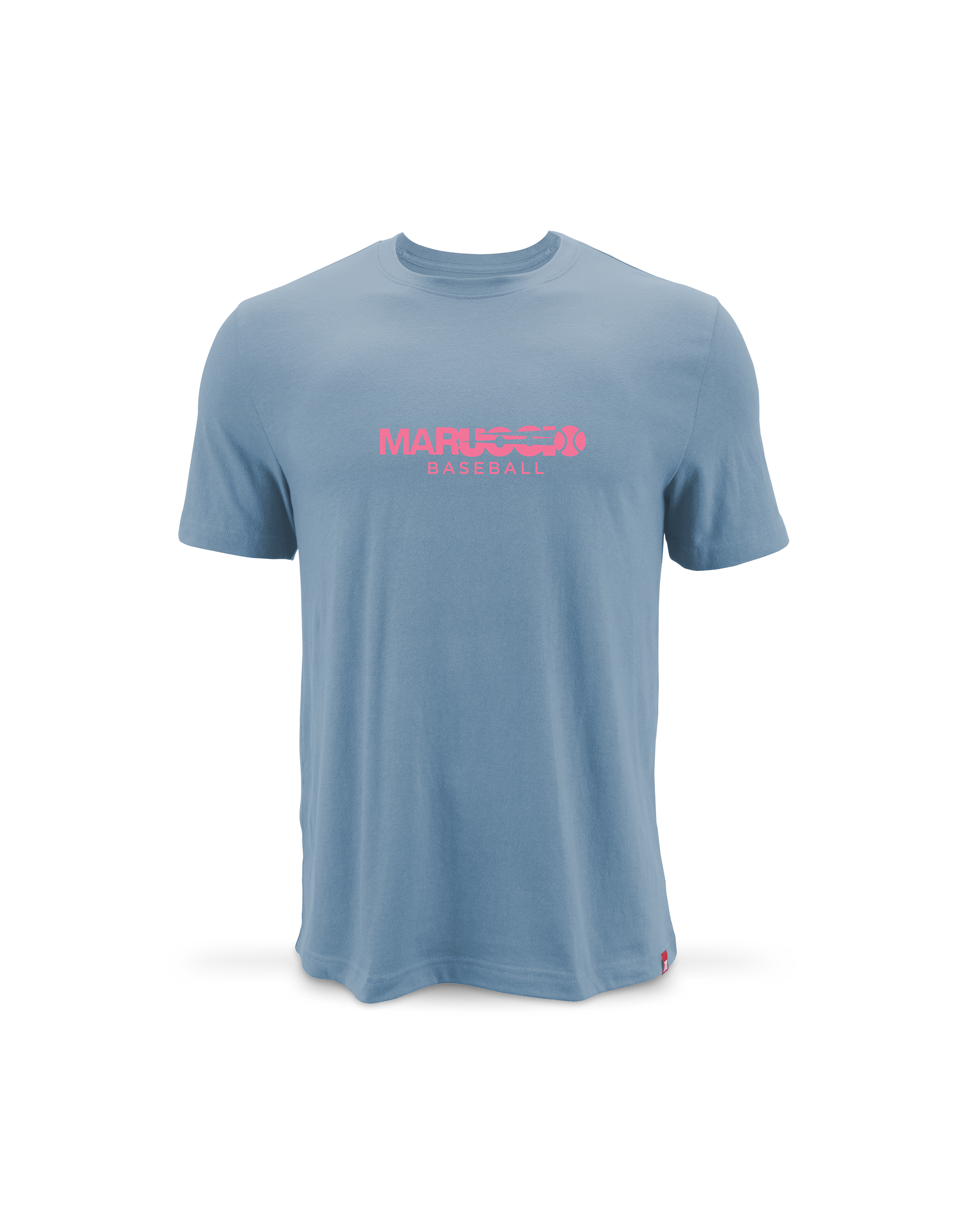 Marucci Adult Fastball Leadoff Tee: Columbia Blue