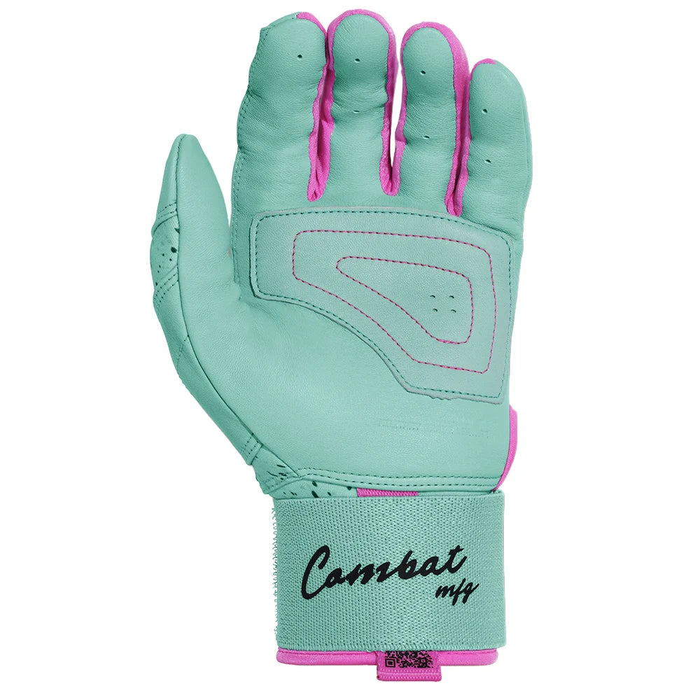 Combat MFG Cookie Jar Adult Long Strap Batting Gloves: Mint