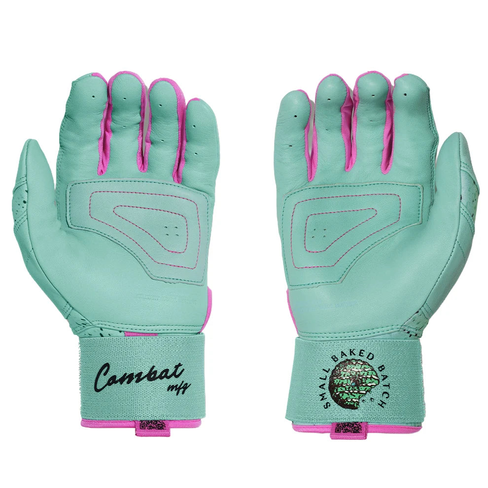 Combat MFG Cookie Jar Adult Long Strap Batting Gloves: Mint