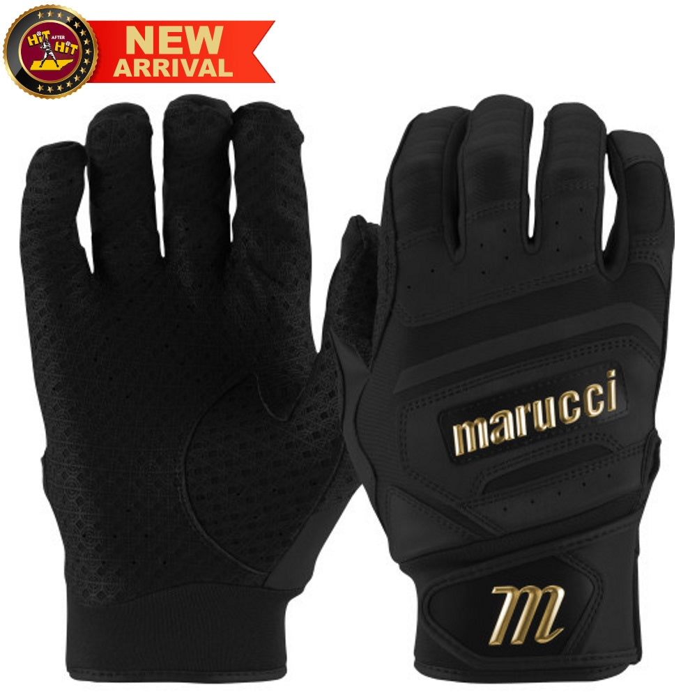 Marucci Men's Pittards Reserve Baseball Batting Gloves: Black