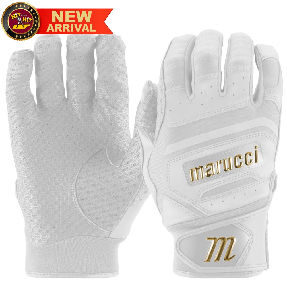 Marucci Men s Pittards Reserve Baseball Batting Gloves White