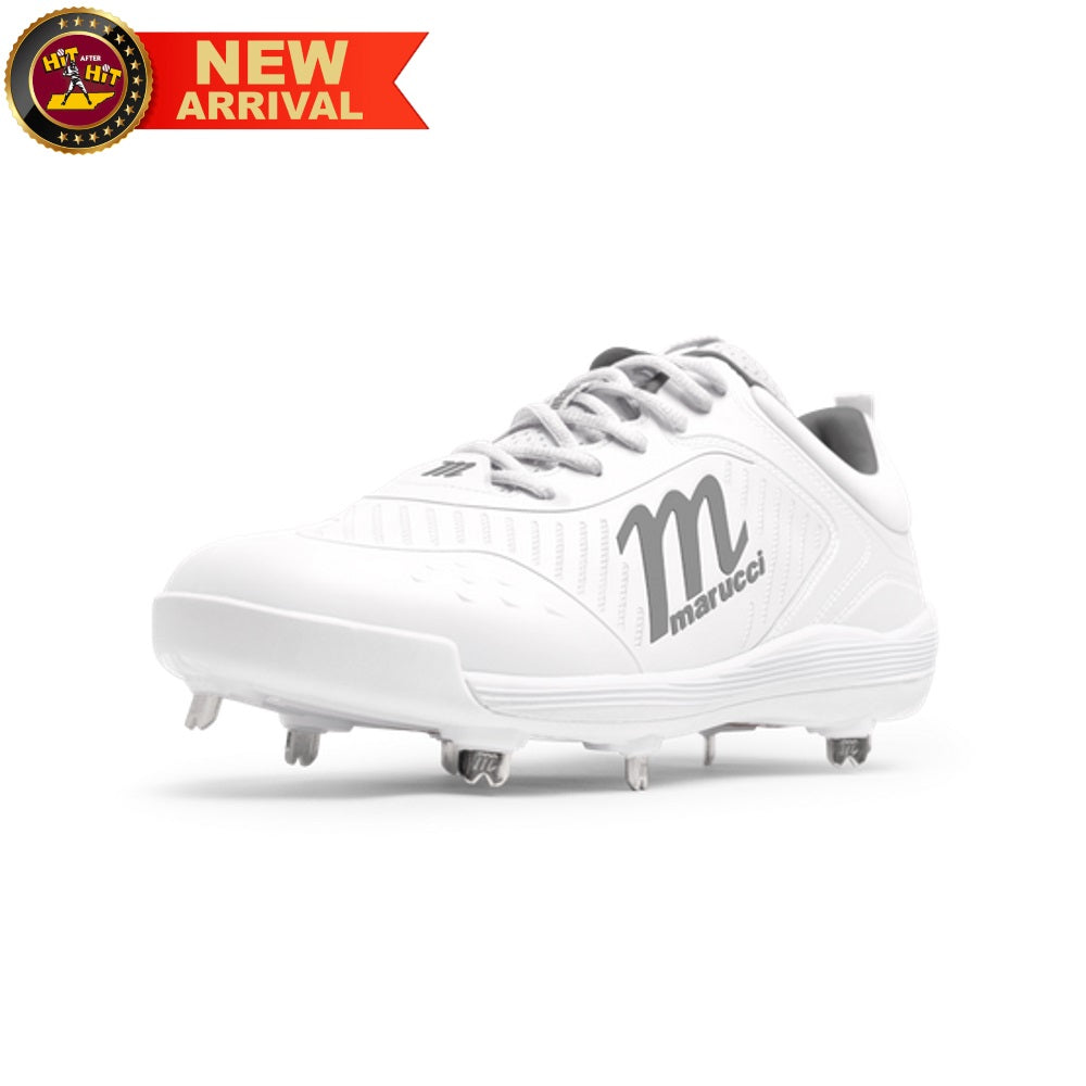 Marucci CFT White Low Metal Spikes: MFWCTSL