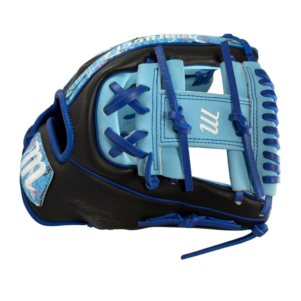 Marucci Custom Exclusive Cypress 11.5" Baseball Glove: Black/Columbia Blue/Vice Camo