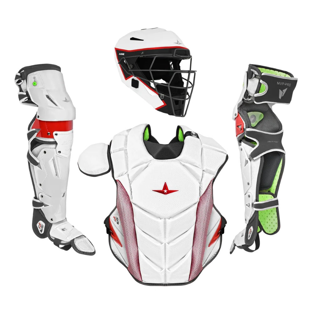 All Star MVP-PRO Short Fuse Series™ Small Catching Kits: CKCC-5-LT-SML-WH_BK_SC