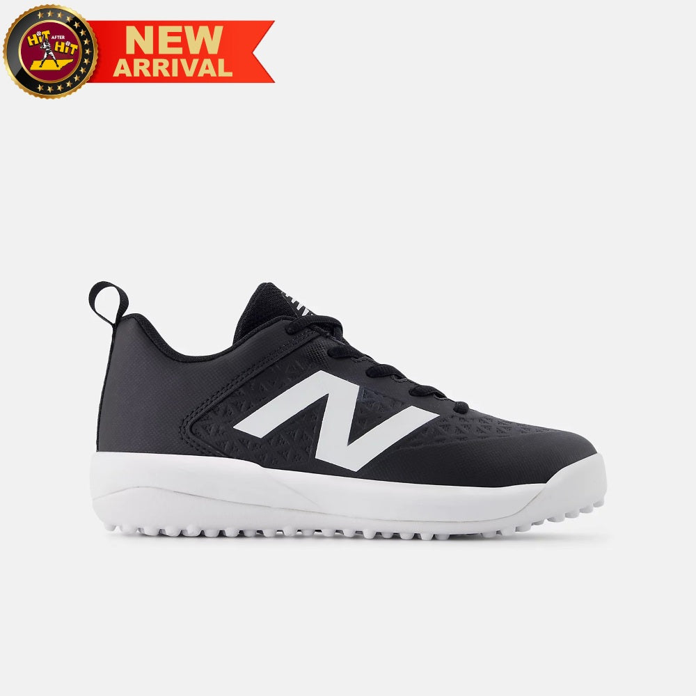 New Balance Black 4040 v8 Youth Turf-Trainer: TY4040K8