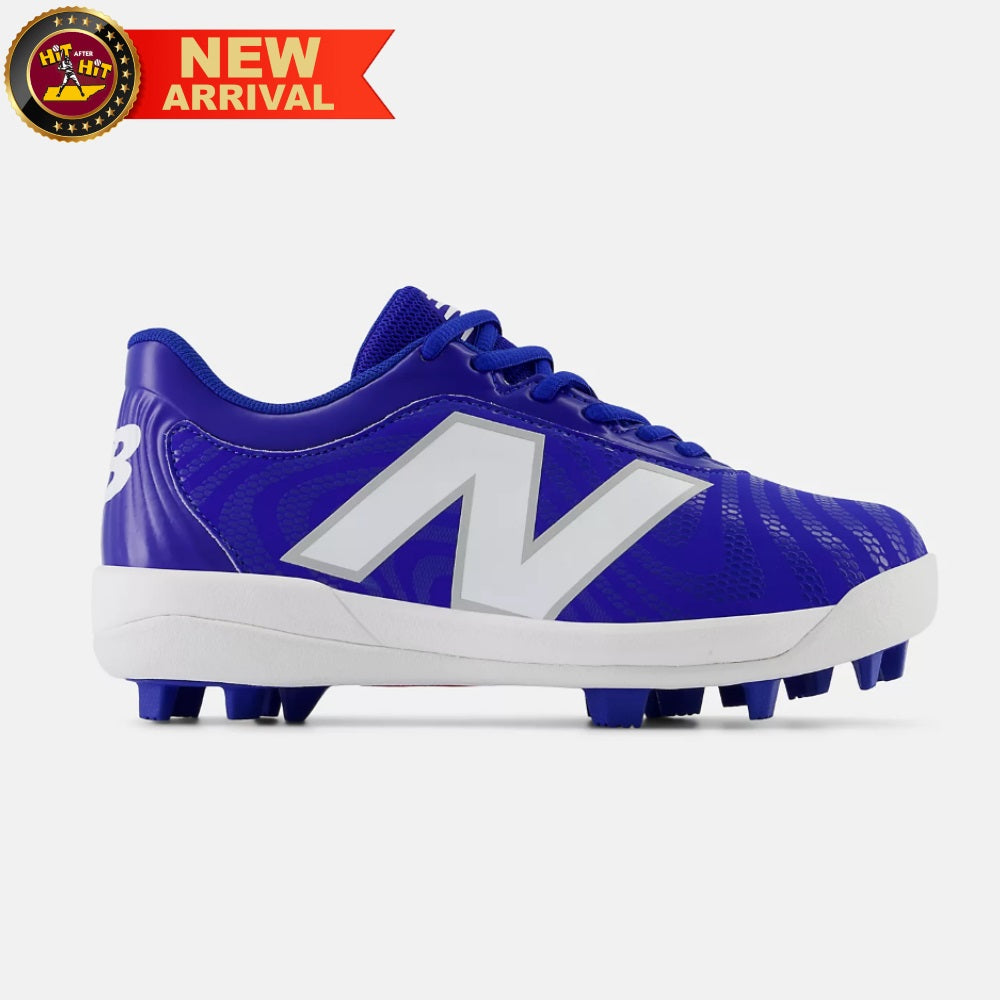 New balance blue and white outlet cleats