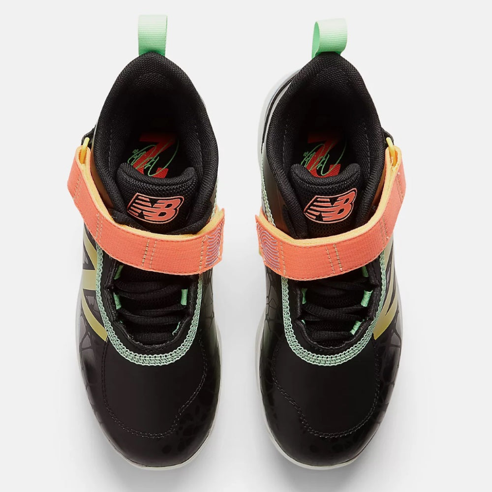 New Balance FuelCell Lindor 2 Youth: Black/Neon Dragonfly