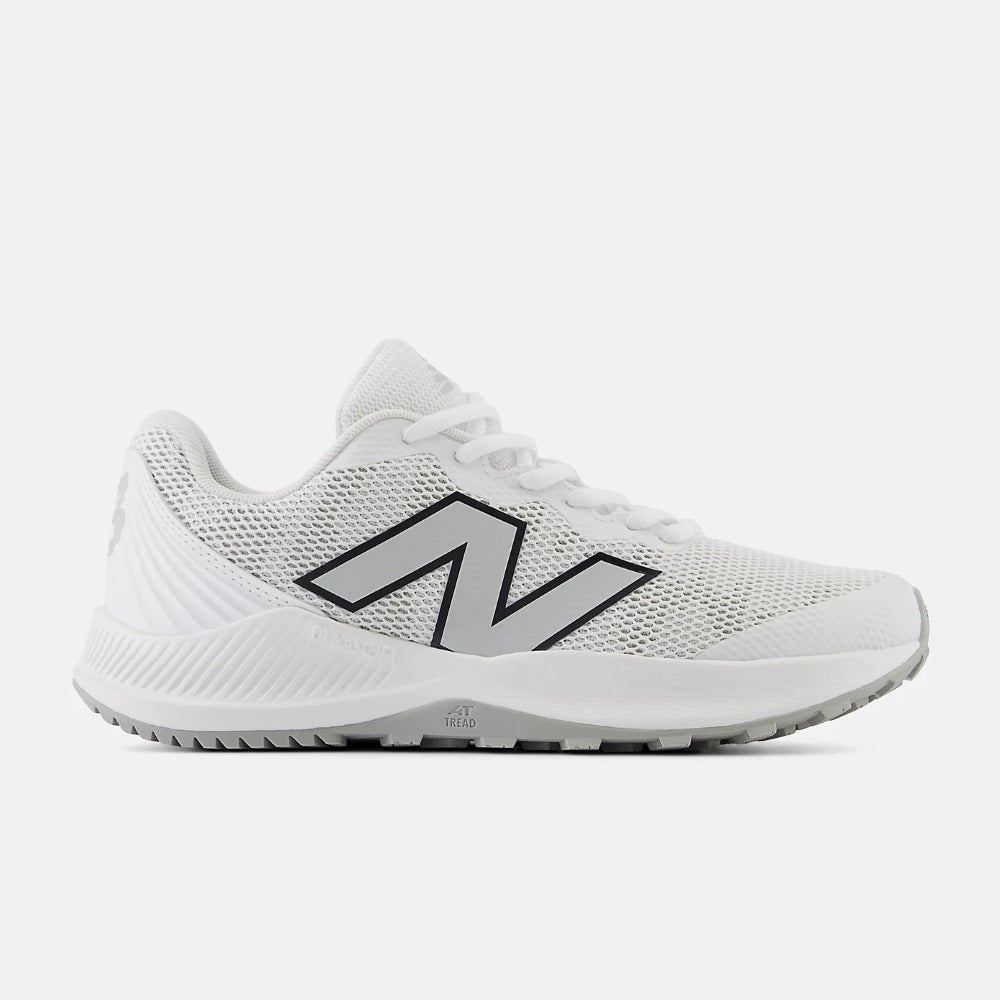 New Balance Dynasoft 4040v7 Youth Turf-Trainer: Optic White