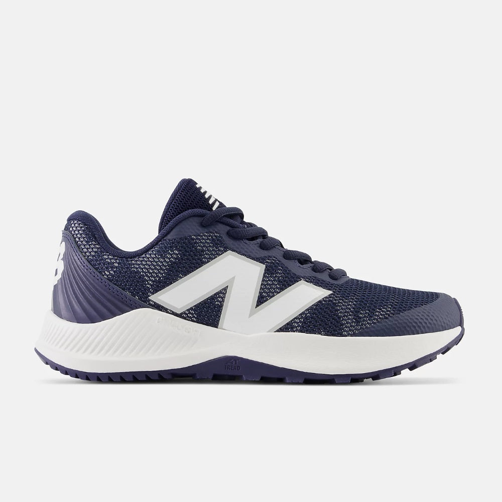 New Balance Dynasoft 4040v7 Youth Turf-Trainer: Team Navy with Optic White