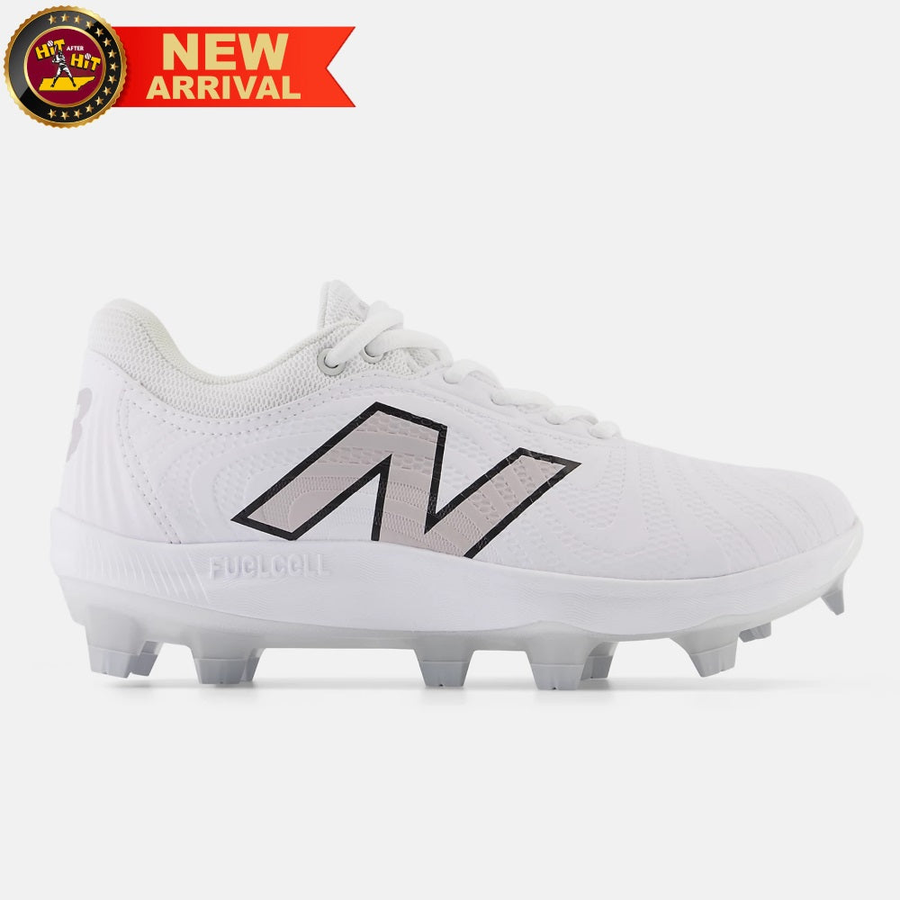 New Balance SPFUSEW4 Women's Molded Cleats: White