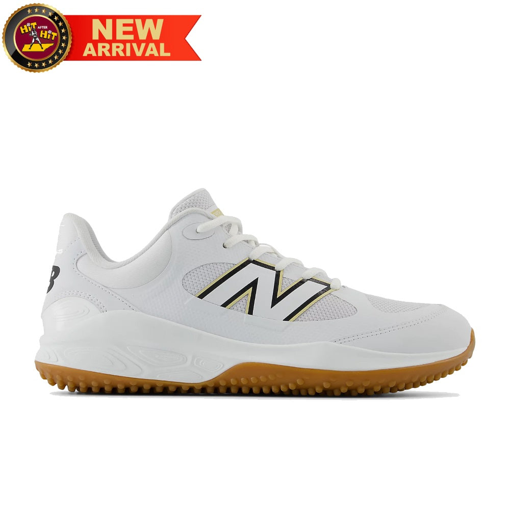 New Balance White Fresh Foam 3000v7 Turf-Trainer: T3000TW7