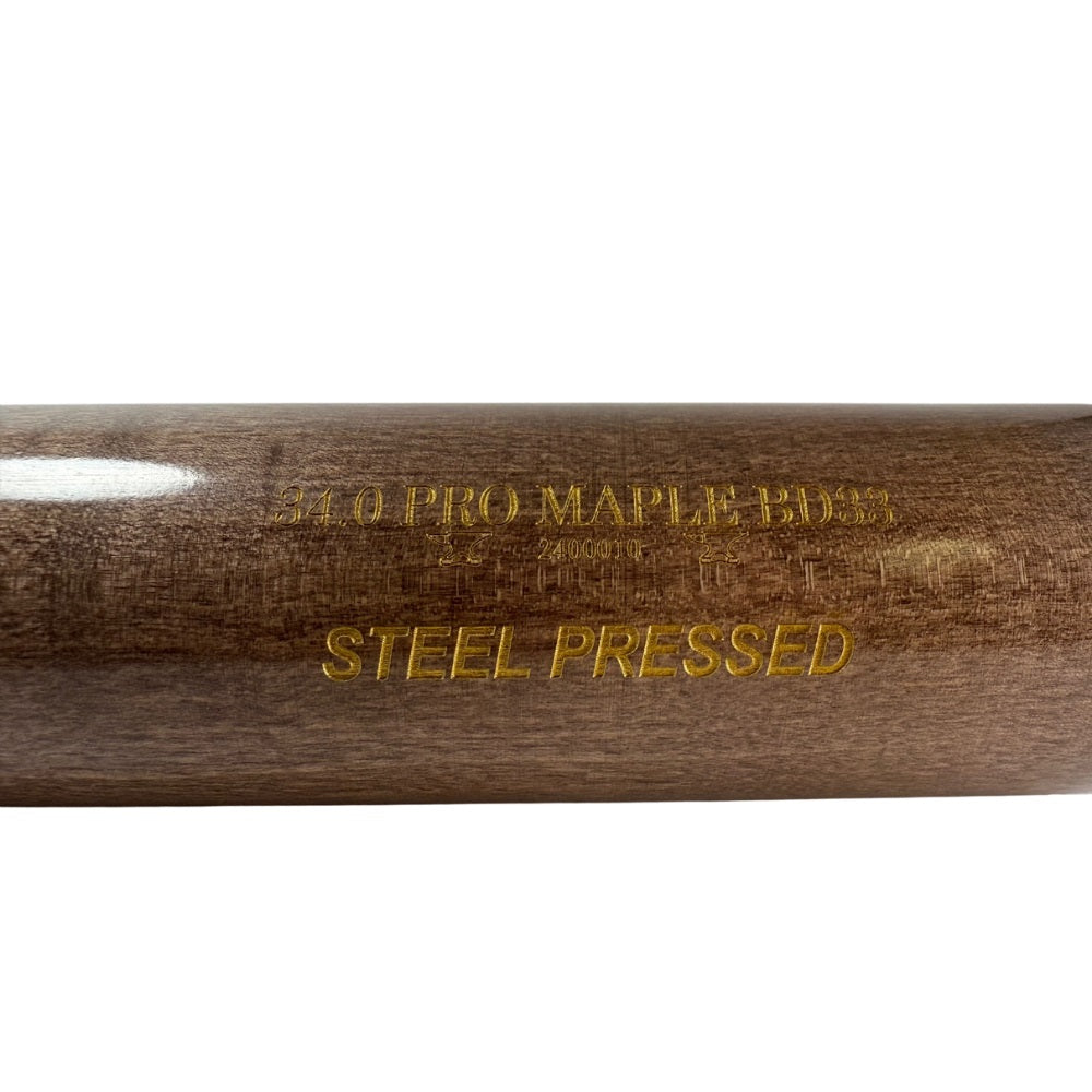 Old Hickory Pro Maple BD33 Chocolate Steel Pressed Wood Bat