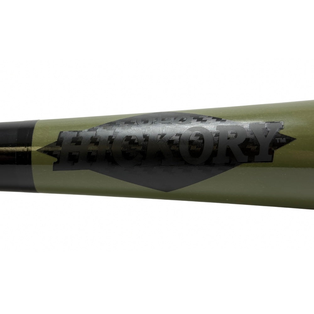 Old Hickory Military Green and Black Torpedo Steel Pressed Wood Bat: TRPD01