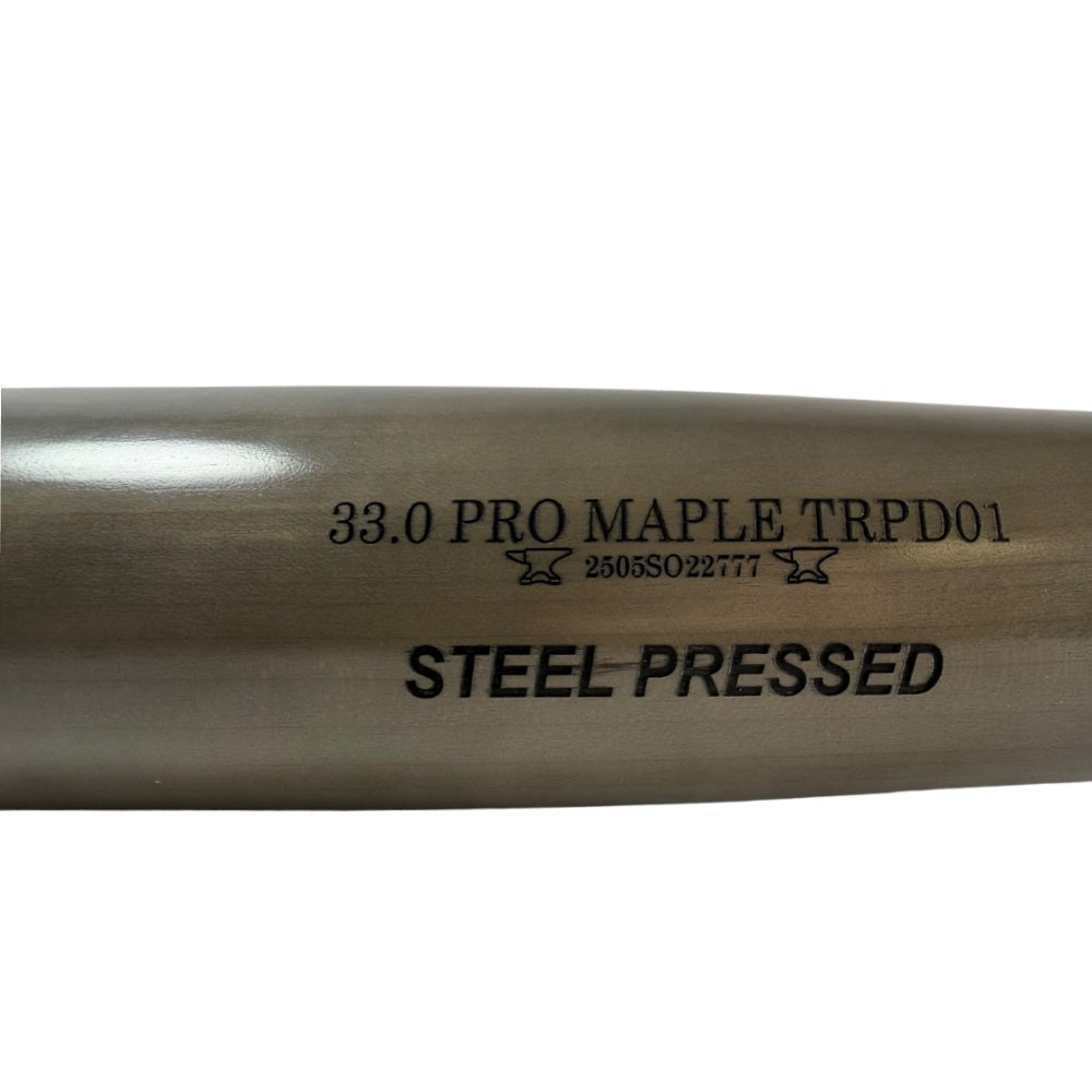 Old Hickory Ebony and Black Torpedo Steel Pressed Wood Bat: TRPD01