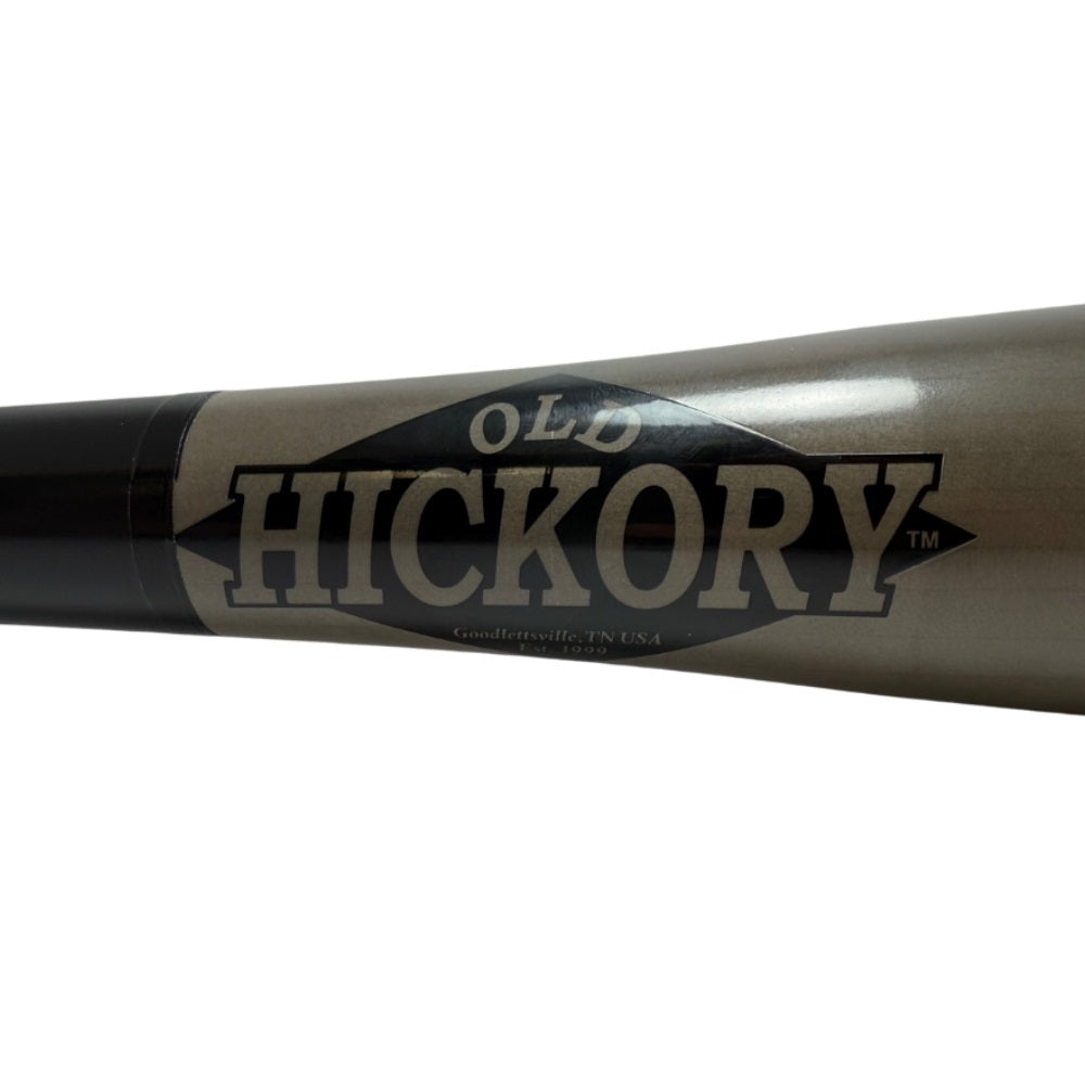 Old Hickory Ebony and Black Torpedo Steel Pressed Wood Bat: TRPD01
