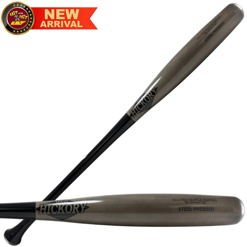 Old Hickory Ebony and Black Torpedo Steel Pressed Wood Bat: TRPD01