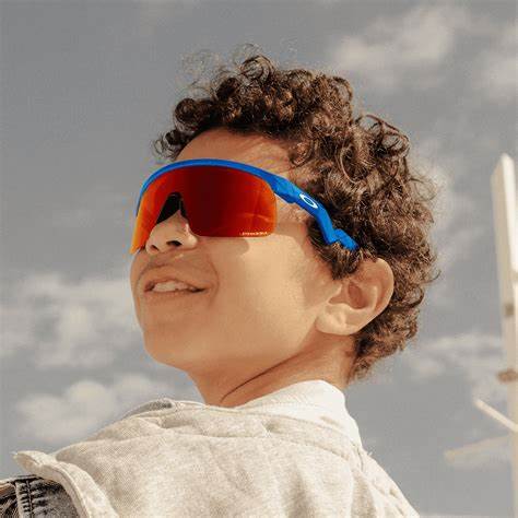 Oakley Resistor Youth Fit Sunglasses: Sky Blue/Prizm Ruby